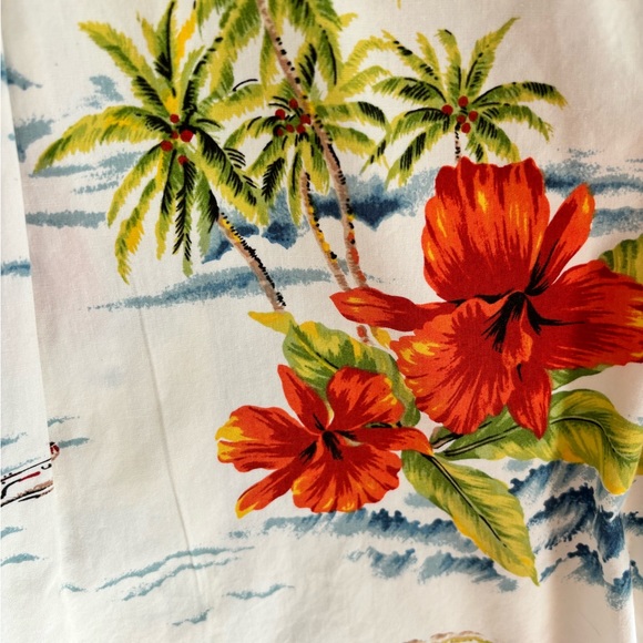 TORI RICHARD UNIFORMS WOMEN'S SMALL EUC HAWAIIAN SHIRT COTTON - Picture 3 of 5